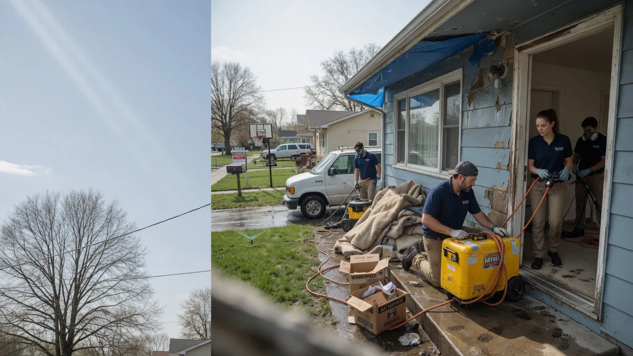 Basement Flood Cleanup in Lebanon, KS near me